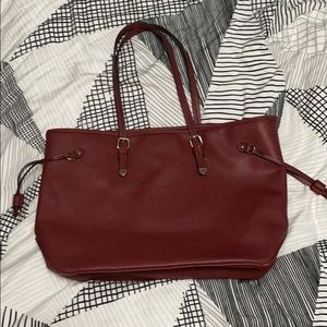 JustFab Maroon Tote